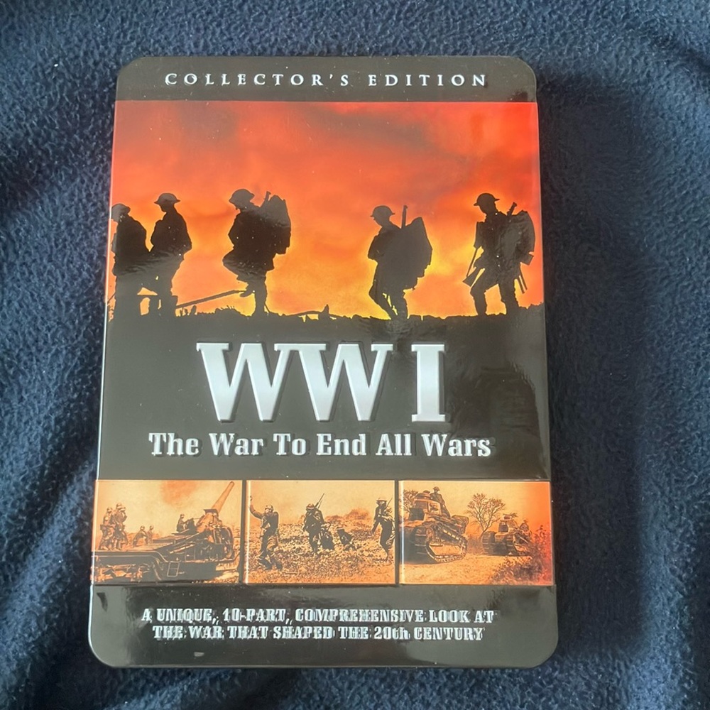 Collector’s Edition WW1 The War That Ends All Wars 3 DVD’s